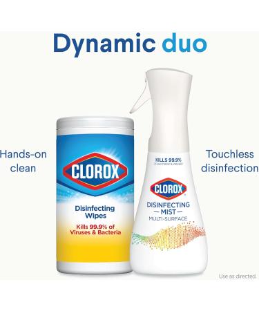 Clorox Disinfecting Mist Eucalyptus Peppermint - 16 oz Spray & Refill | International Shipping Available - Buy Online on GoSupps.com