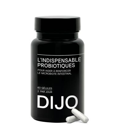 DIJO - L'indispensable Probiotique - Renforcement de la Flore Intestinale - 8 Souches de Bact ries & 28 Milliards d'UFC - G lules Gastro-R sistantes - V gan - Fabriqu en France (1 MOIS)