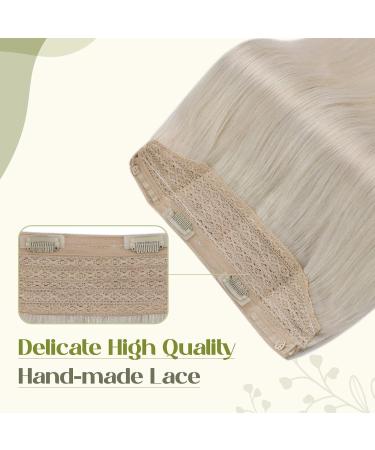 Buy FSHINE WAHN 18 Real Hair Extensions - Invisible Fish Line Platinblond Remy Human Hair #1000 - 80g Premium Quality - Buy Online on GoSupps.com