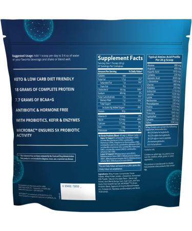 MRM Natural Whey Protein with 2 Billion Probiotics - Dutch Chocolate, 5 lbs (2270g) - Buy Online on GoSupps.com