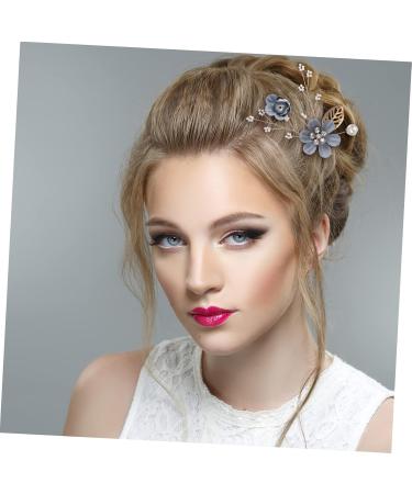 FRCOLOR 2 Set Hairpin Hair Comb Clips Women Wedding Hair Accessories Bridal Hair Clips Flower Hair Accessories Hair Stick and Hair Combs Bridal Hair Clip for Wedding Hair Sticks for Bride - Buy Online on GoSupps.com
