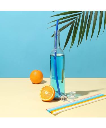 12 Pack Extra Long 14.5 Reusable Silicone Straws for Large Bottles - Flexible Straws for 1 Gallon Tumbler - Includes 2 Cleaning Brushes - Buy Online on GoSupps.com