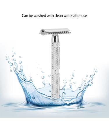 Uadme Double Edge Safety Razor Set for Men | Traditional Manual Metal Razor for a Perfect Shave - Buy Online on GoSupps.com