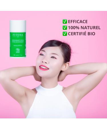 Fitena - Natural Deodorant - Without Aluminum Salts - Gentle and Effective Protection - Made in France (50g) - Buy Online on GoSupps.com