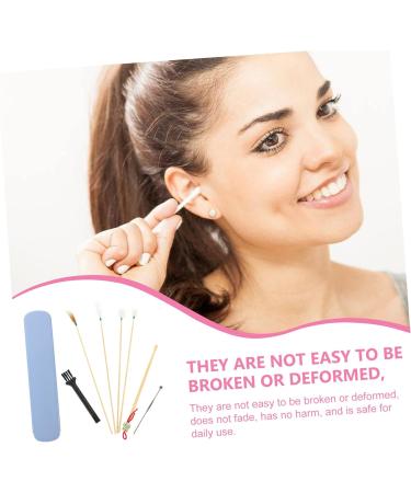 Stainless Steel Ear Wax Removal Kit - Ear Cleaner Set with Spiral Cleaner and Ear Spoon - Buy Online on GoSupps.com