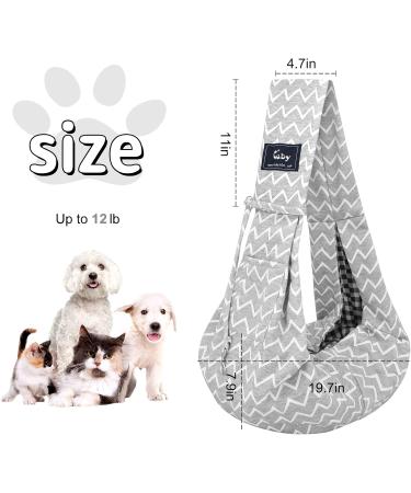 Buy Cuby Carrier Bag for Dogs & Cats - Hands-Free Soft & Turnable - Perfect for Puppies & Small Pets - Outdoor Travel - Gray Small - Buy Online on GoSupps.com