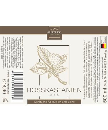 Anik-Shop Horse Chestnut Winemak Gel 500ml Soothing Leg & Back Cream | Skin Care & Foot Care Balm 21 - Buy Online on GoSupps.com