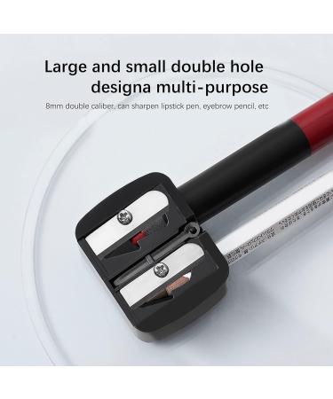 Dual Eyeliner & Eyebrow Pencil Sharpener - Multi-Sized Cosmetic Tool for Precise Makeup Application - Buy Online on GoSupps.com