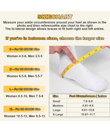 AFO Foot Drop Brace Ankle Foot Orthosis for Men & Women | Inflatable Lining for Stroke Recovery | Fits Shoes | Large Left - Buy Online on GoSupps.com