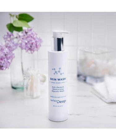 Anti-Oxidant Glycolic Wash | Moisturizing Face & Body Wash for Men & Women | 6.7 Oz Dermatologist Developed - Buy Online on GoSupps.com