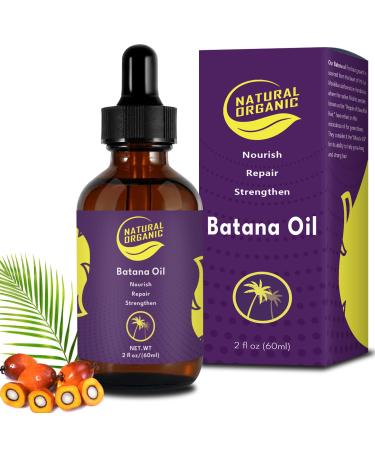 Batana Oil Nourishes and Repairs Hair Promoting Thicker Growth - with Natural Ingredients Prevents Hair Loss Breakage and Split Ends. Strengthens Hair for Women and Men. transparent