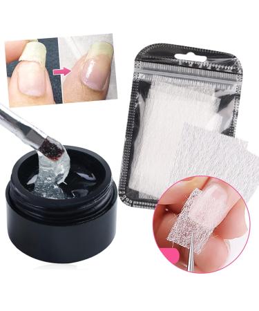 Buy Fiberglass Nail Extension Kit - Quick Gel for Brittle Nails & DIY Nail Art Accessories - Buy Online on GoSupps.com