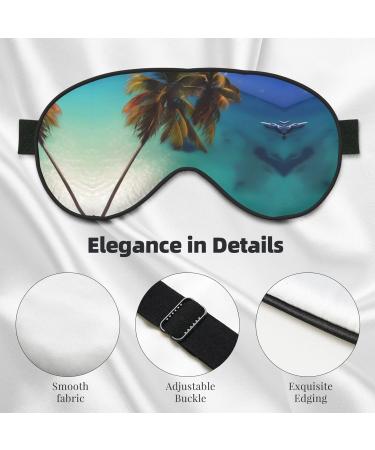 Beach Coconut Sunshine Eye Mask | Soft Adjustable Comfort for Men & Women | International Shipping Available - Buy Online on GoSupps.com