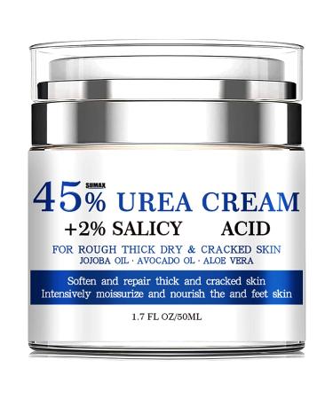 45% Urea Foot Cream - Moisturizing Cracked Heel Repair Cream for Feet and Hand - Callus Remover for Cracked Heels and Dry Skin Rough Skin - Hard Skin Remover for Hand and Foot Care