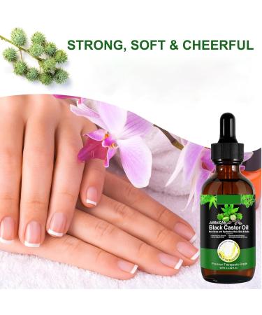 AONAT Jamaican Black Castor Oil Black Castor Oil for Hair Growth 60ml Pure Natural Cold Pressed Oil for Eyebrows Eyelashes Hair Growth Nails and Skin - Buy Online on GoSupps.com