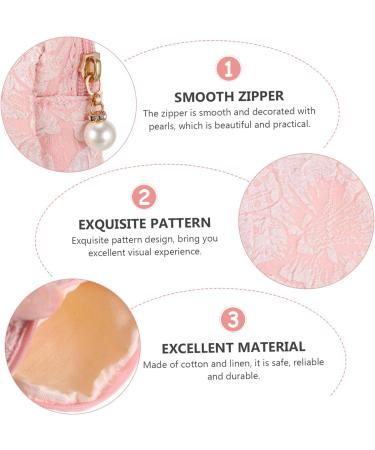 Healeved Sanitary Napkin Storage Bag Sanitary Pad Pouch Menstrual Pad Pouch Small Portable Menstrual Bag First Period Kit for Girls 10-12 Travel Cotton Linen The Flowers Multifunction Pink 11x11x3cm - Buy Online on GoSupps.com