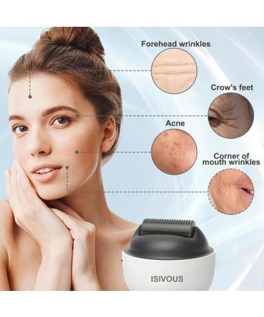 Derma Roller 0.5 mm Needles Beard Roller 1200 Titanium Microneedling Roller Derma Roller for Men and Women Hair Care Face and Body Stretch Marks Hair Loss - Buy Online on GoSupps.com