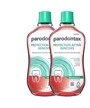 Parodontax Daily Mouthwash Active Protection For Healthy Gums and Teeth Mild Mint Alcohol-Free 500 ml