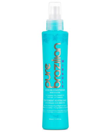 PURE BRAZILIAN Leave-in Conditioner - Nourishing Leave-in Hair Treatment Enriched With Keratin to Fortify and Strengthen Your Hair (6.78 Ounce / 200 Milliliter)
