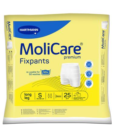 Molicare Premium Fixing Pants: Washable incontinence Fixing pants suitable for molicare shape and molicare premium shape S 25 pieces S 25 pieces