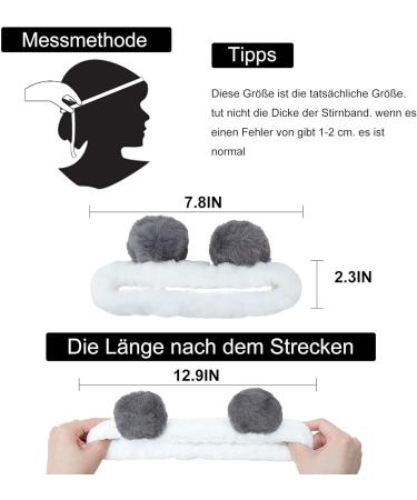 Shop LADES DIRECT NEWA: 3-Piece Acrylic Headband Set in Grey - Stylish & Comfortable | Fast International Shipping - Buy Online on GoSupps.com