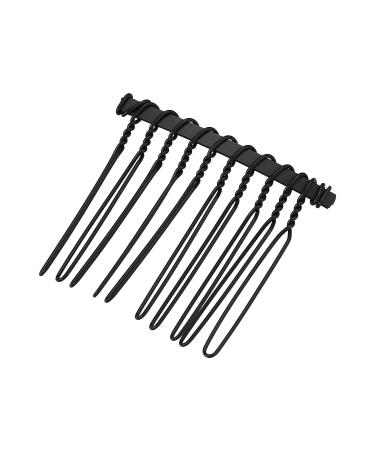 VOCOSTE 12 Pcs No Slip Metal Hair Side Combs Accessories - Black 1.6 - Buy Online on GoSupps.com