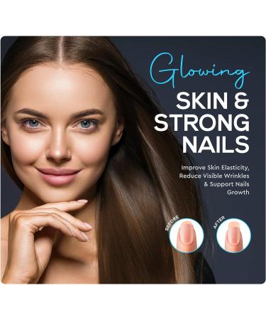 Liquid Collagen & Biotin Drops 30,000mcg for Hair Growth | Made in USA | Natural Hair, Skin & Nails Supplement | 2 fl oz - Buy Online on GoSupps.com