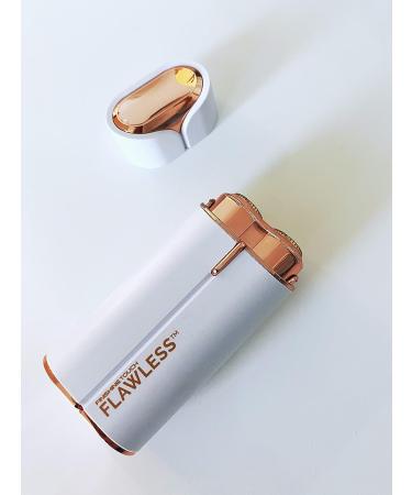 Finishing Touch Flawless Women's Painless Hair Remover Face Duo - Dermatologist Approved Electric Shaver - Hypoallergenic White/Rose Gold - Buy Online on GoSupps.com