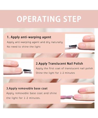 Nude Pink Nail Polish Jelly Pink Translucent Nude Pink Nail Varnish Long Lasting Nude Gel Nail Varnish Pink Sheer Jelly Gel Nail Polish for DIY Nail Art Clear Gel Nail Polish for Girls - Buy Online on GoSupps.com