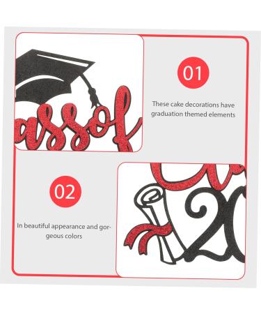 TOPBATHY Cupcake Decorations 6pcs 2023 2023 Graduation Arrangements Graduation Cupcake Topper 2023 Graduation Dessert Class of 2023 Cake Picks Graduation Decorations Class of 2023 - Buy Online on GoSupps.com