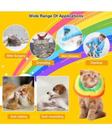 Yanmucy Adjustable Cat Recovery Collar - Soft Cone After Surgery - Small - Buy Online on GoSupps.com