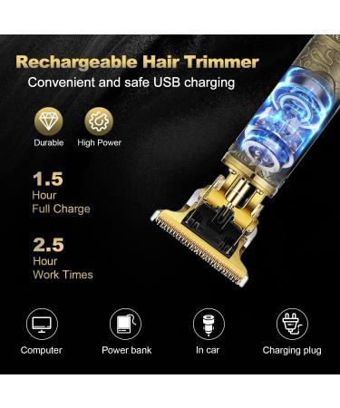 Hair Clippers for Men - Cordless Rechargeable Trimmer with LCD Display & Zero Gapped Grooming Kit - International Shipping - Buy Online on GoSupps.com