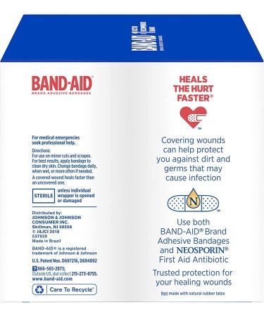 Band-Aid Family Variety Pack - 280 ct, Sheer & Clear Flexible Sterile Bandages with Breathable Technology - Buy Online on GoSupps.com