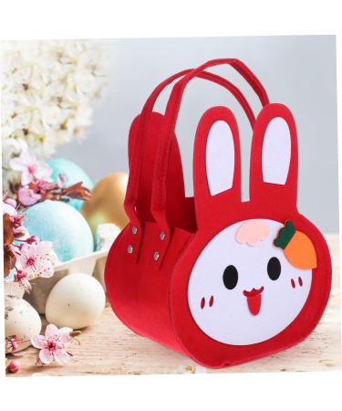 STOBAZA Easter Goodie Bags Snack Bags Easter Candy Pouch Cookies Storage Bags Candy Packing Bags Cloth 1 count (Pack of 1) Red - Buy Online on GoSupps.com
