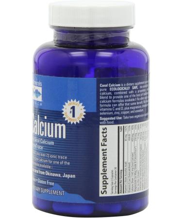 Trace Minerals Research Coral Calcium Vegetarian Caps - 60 Count - Buy Online on GoSupps.com