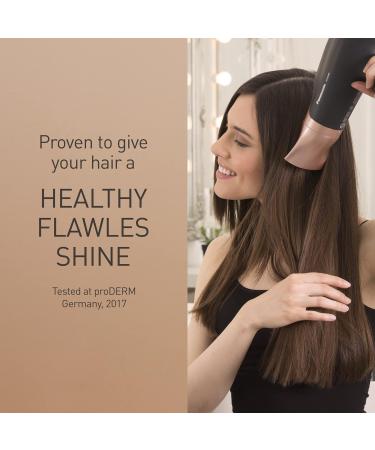 Panasonic NA65 Rose Gold Hair Dryer with Nanoe Technology - Quick Dry & Styling Nozzle for Visibly Improved Shine - Great Gift for Women - Buy Online on GoSupps.com