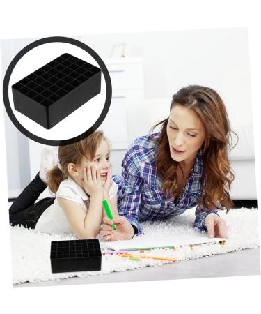 PLAFOPE Plastic Tray 4pcs Boxes Stationery Organizer 40 Slot Pen Holder Nail Cosmetics Organizer Container Chassis Brush - Buy Online on GoSupps.com