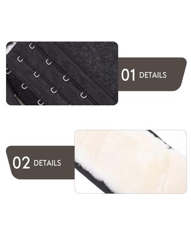 Warm Belt Brace - Thermal Lumbar Support for Men & Women - Cashmere Back Warmer & Belly Adhesive Protector - Buy Online on GoSupps.com