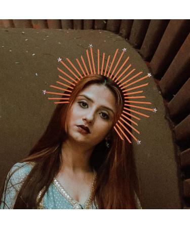 Minkissy Gold Spike Crown Halo Headband for Women - Halloween Costume Headpiece - Buy Online on GoSupps.com