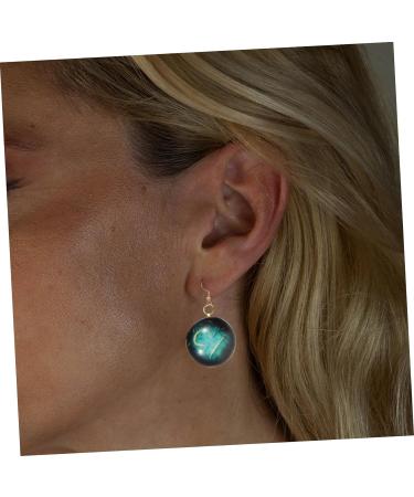 Lurrose 100 pcs dress decorate dome silicone purse constellation pattern glass charms hanging pen round pendant Round noodles necklace heart pom Glass Charm heart shaped ball - Buy Online on GoSupps.com