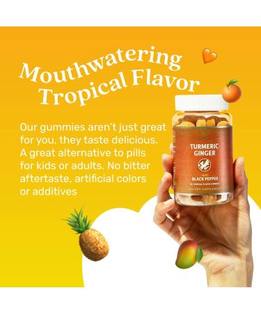 BeLive Biotin and Turmeric Gummies Supports Hair Growth Healthy Skin & Nails Immune Support and Mobility Support - Buy Online on GoSupps.com