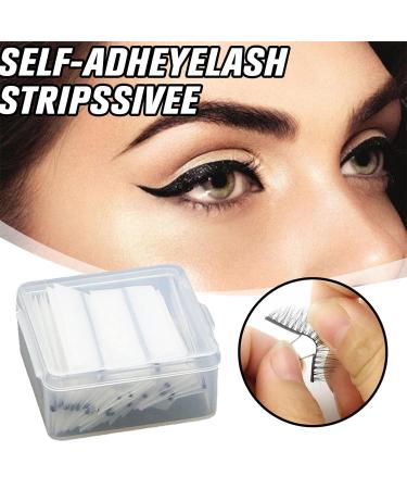 40 Pcs Self-Adhesive Fake Lashes - No Glue Needed Eyelash Strips for Easy Application | Perfect for All False Eyelash Extensions - Buy Online on GoSupps.com