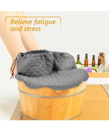 Beavorty Foot Soak Bucket Insulation Covers for Foot Basin in Diameter 38-42cm Foot Tub Covers Foot Bucket Protector Dual Bucket Cotton Foot Basin Covers - Buy Online on GoSupps.com