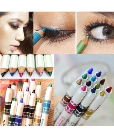 Canserin 12 Colors Eyeliner Pen Shadow Makeup Cosmetic Set