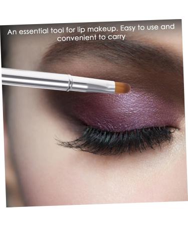 Double Ended Lipstick Brush Lip Makeup Travel Size Makeup Beauty Tool Retractable Makeup Brush Eyeshadow Lip Brush Make up Multifunctional Brush Miss Artificial Fiber 12x1x1cm silver - Buy Online on GoSupps.com