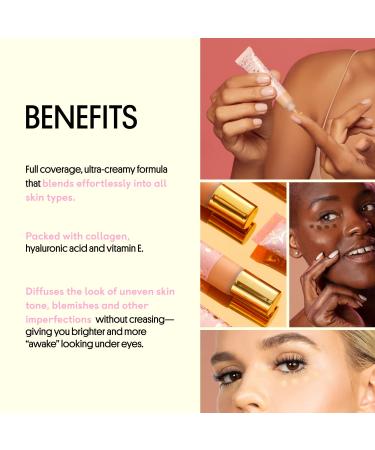 Winky Lux Peeper Perfect Under Eye Concealer - Full Coverage Makeup & Primer for Dark Circles Fair - Buy Online on GoSupps.com