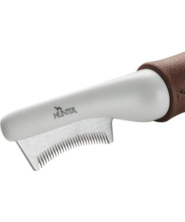 HUNTER SPA Trimming Knife for Dogs - Sickle-Shaped Fine 18.5 x 4.0 cm | Best International Shipping - Buy Online on GoSupps.com