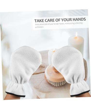 FRCOLOR 3 Pairs Wax Essential Oil Gloves Moisturizing Mitts Bath Mitt Heat Preservation Mitten Wax Work Gloves Essential Oil Spa Mittens Spa Gloves Flannel White Miss Care Warm Wax - Buy Online on GoSupps.com