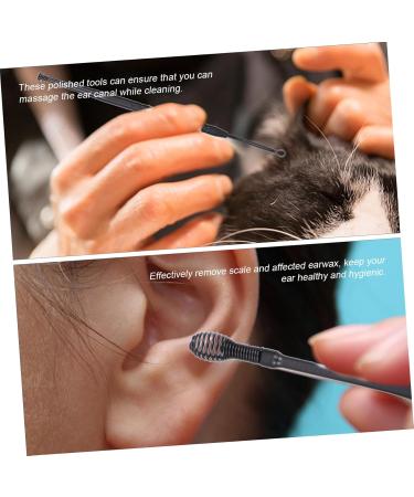 PACKOVE Portable Ear Cleaning Kit 6-Piece Professional Ear Wax Removal Tools Spiral Spring Design for Home and Travel Use - Buy Online on GoSupps.com