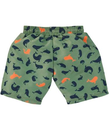 Sterntaler Baby Boys Swim Shorts - Whales Swim Trunks 116 Green | International Shipping Available - Buy Online on GoSupps.com